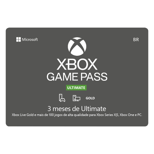 Gift Card Digital XBox Game Pass Ultimate 3 meses