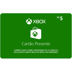 Gift Card Digital XBox Live Credits R$ 5,00 é boa?