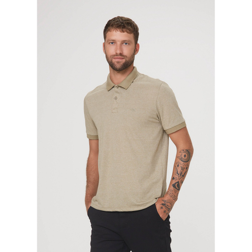 polo manga longa hering