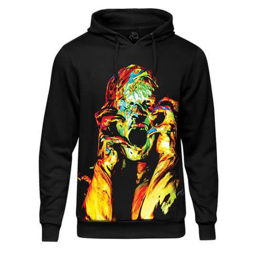 different coloured moletom com capuzs