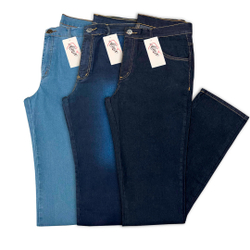 Kit 03 Calça Jeans Masculina Lycra Almix Premium Menor preço em Kit 03 Calça Jeans Masculina Lycra Almix Premium
