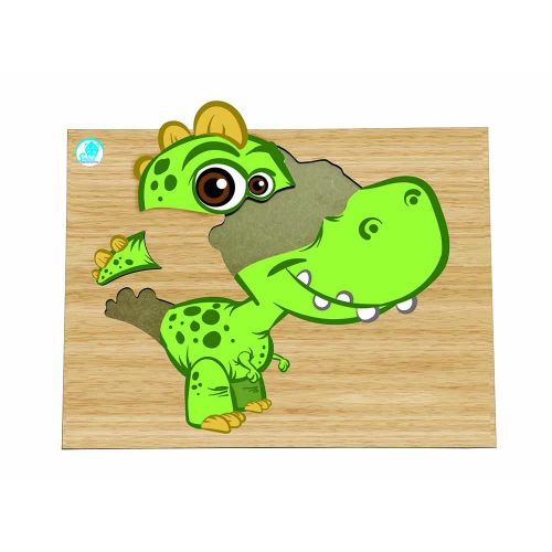 Brinquedos infantil jogo quebra cabeça dinossauro. no Shoptime