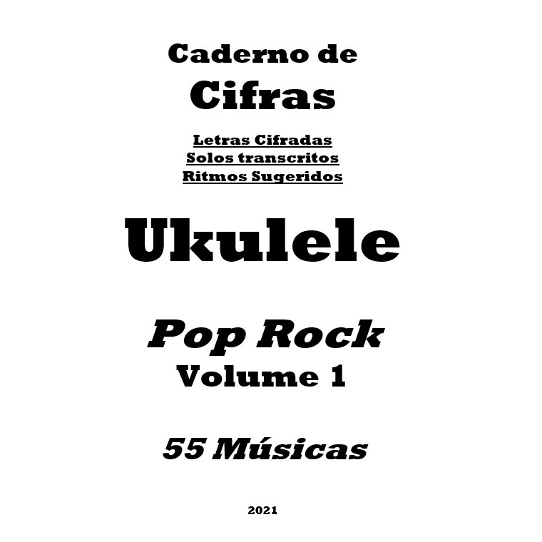 Caderno De Cifras Diversas Para Ukulele