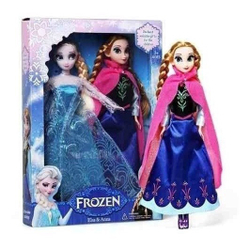 Pelucia Elza Boneca Frozen Anna Olaf Disney Princesa 50 Cm