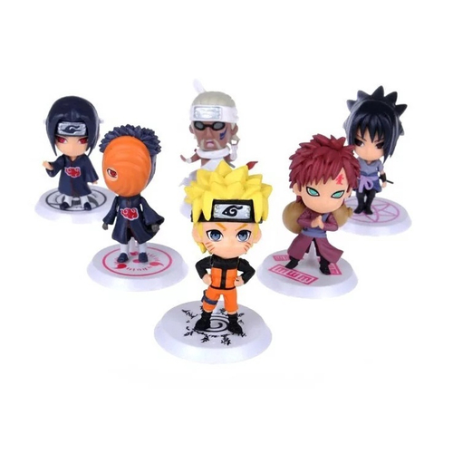 Bonecos Anime Naruto Kit Completo Miniaturas Itachi Killer Naruto