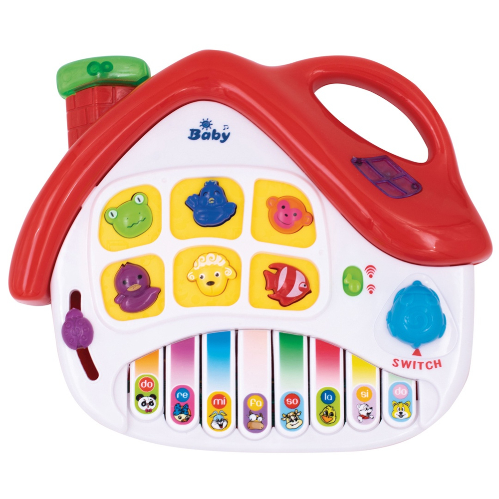 Piano Bebê Teclado Infantil Musical Animais Brinquedo