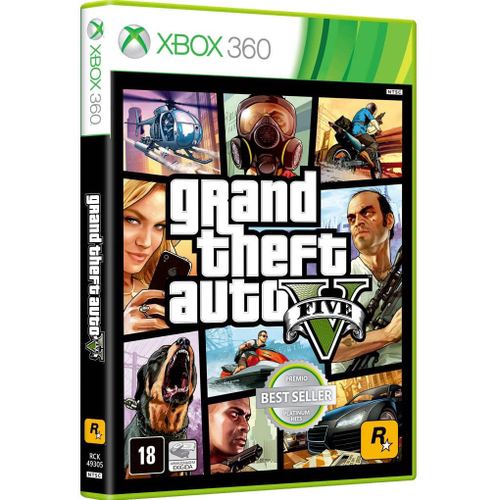 Jogo Grand Theft Auto V Gta 5 - Xbox 360 em Promoção na Americanas