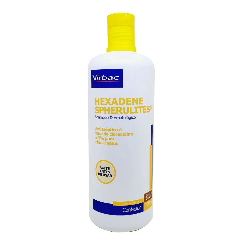 Hexadene Shampoo Antisseptico Virbac 500 Ml Submarino