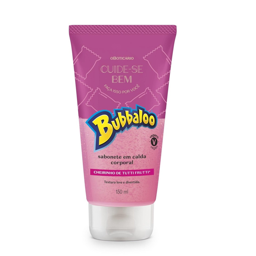 Sabonete líquido Cuide-se Bem Bubbaloo, de O Boticário