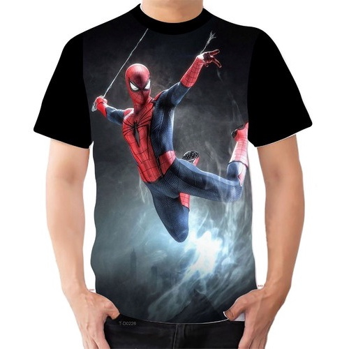 camiseta aniversario homem aranha