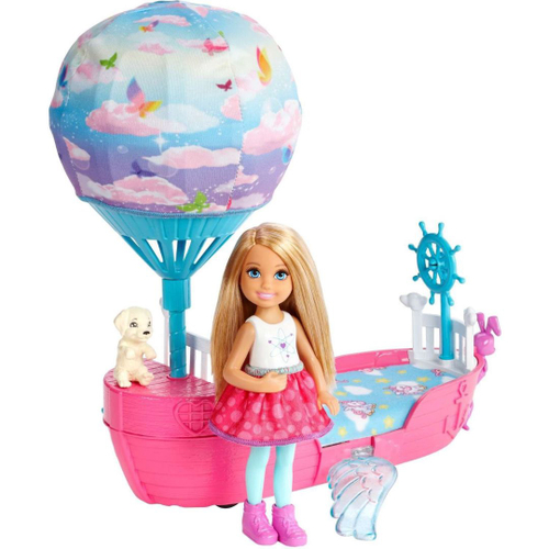 Barbie Dreamtopia Chelsea Veículo Barco Balão - DWP59 - Mattel