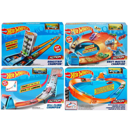 Pista corrida campeonato Dragstrip Champ carro Hot Wheels