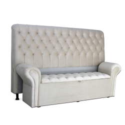 Kit Cabeceira e Recamier Baú de Cama Box King 193 cm Larhome Suede Veludo Bege. Menor preço em Kit Cabeceira e Recamier Baú de Cama Box King 193 cm Larhome Suede Veludo Bege.