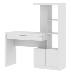 Mesa Escrivaninha 02 Portas 01 Gaveta ME4143 Branco Tecnomobili Menor preço em Mesa Escrivaninha 02 Portas 01 Gaveta ME4143 Branco Tecnomobili