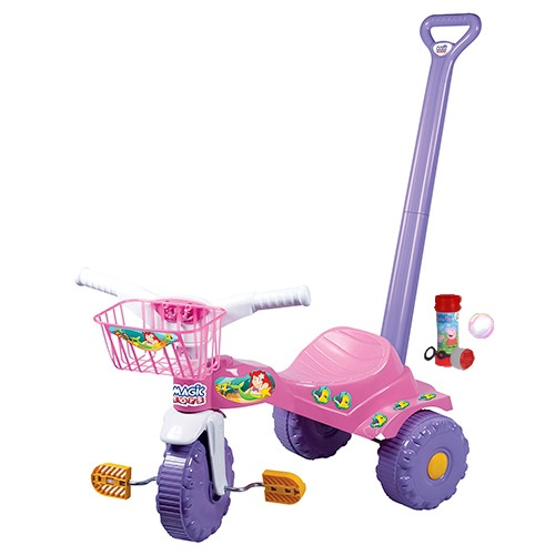 Triciclo Velotrol Motoca Infantil Menino Menina Empurrar