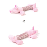 Brinquedo Interativo Mordedor Pelúcia para Cães Pequeno e Medio Porte e Gatos com Apito