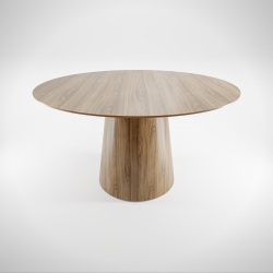 Mesa De Jantar Cone Redonda 110cm Em Laca 4 a 6 Lugares - Madeira Feijó Menor preço em Mesa De Jantar Cone Redonda 110cm Em Laca 4 a 6 Lugares - Madeira Feijó
