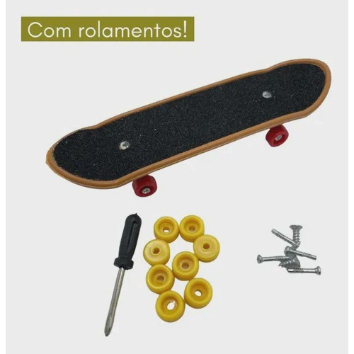 Skate De Dedo Rolamentos 16 Peças Fingerboard Xtreme Barato em