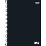 Caderno Universitario Capa Dura 80 fl Zip Preto 1 un Tilibra