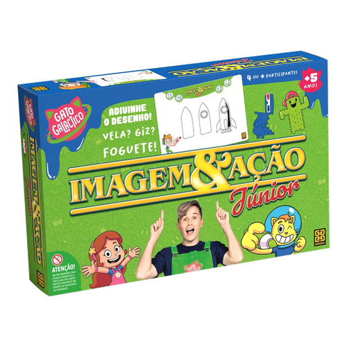 Jogo De Mesa Imagem & Ação Junior Tema Gato Galáctico Grow em Promoção na  Americanas