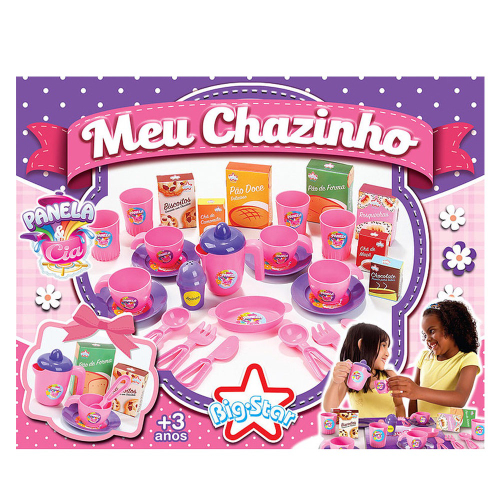 Jogo De Chá Bela e a Fera Infantil-Chazinho Da Princesa