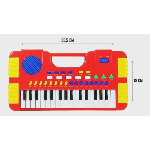 Teclado Com Microfone Piano Infantil Brinquedo Musical em Promoção na  Americanas