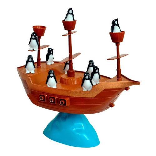 Jogo Barca dos Pinguins Piratas Equilibrio - Art Brink - Shop Macrozao