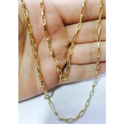 Corrente Cordão Cadeado 2mm X 60cm Masculino Ouro 18k 750 Menor preço em Corrente Cordão Cadeado 2mm X 60cm Masculino Ouro 18k 750