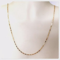 Corrente Cordão Cadeado 60cm Ouro 18k 750 Menor preço em Corrente Cordão Cadeado 60cm Ouro 18k 750