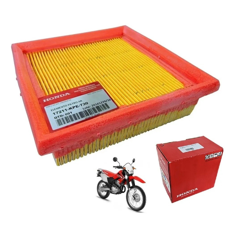 Filtro De Ar Original Honda Xr Tornado De Ate No Shoptime