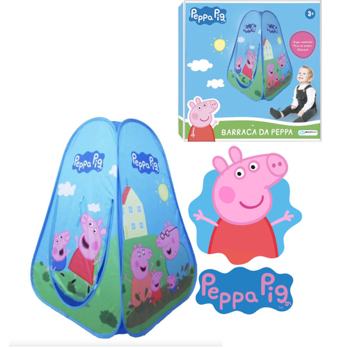 Tenda Barraca Casinha Toca da Peppa Pig Multikids Resistente