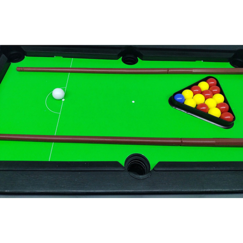 Mesinha de Jogo Sinuca 40CM Infantil Snooker Brilhar Com 02 Tacos Bolas em  Promoção na Americanas