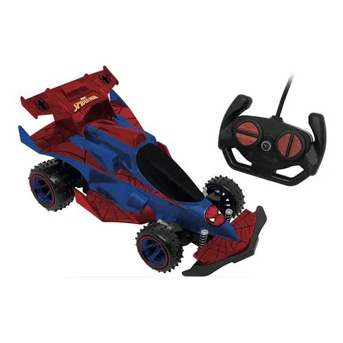 Carrinho Homem Aranha Controle Remoto 7 Funções Bateria - Pirlimpimpim  Brinquedos