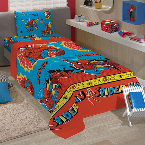 Jogo de Cama Infantil Microfibra Hot Wheels Lepper 3 Peças(2