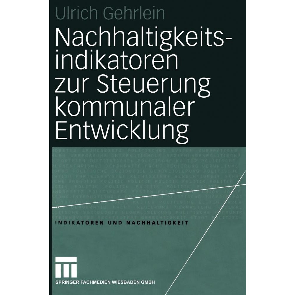 Nachhaltigkeitsindikatoren Zur Steuerung Kommunaler Entwicklung | Submarino