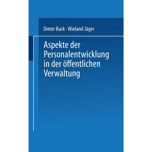 Aspekte Der Personalentwicklung In Der Ffentlichen Verwaltung Em ...