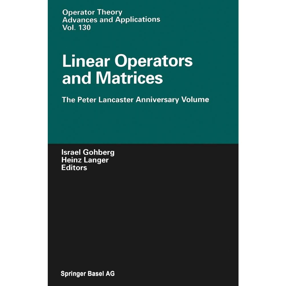 Linear Operators and Matrices | Submarino