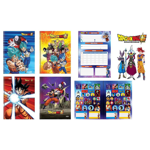 Caderno Universitário 15m 240 Folhas Dragon Ball Z 10275 SÃO