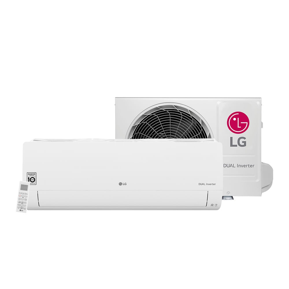 Ar Condicionado Split Hi Wall LG Dual Inverter Voice 9.000 Btus Frio - S4UQ09WA51C.EB2GAMZ