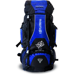 Mochila De Camping/Trilha Exploring 70L Impermeável Azul é boa?