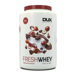 Menor preço em Fresh Whey Chocolate Belga E Avelã (900G) Dux Nutrition