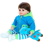 Boneca Infantil Bebê Reborn Coleçao Ninos Dormindo Com Som e Peso De Bebe  De Verdade 50cm Cotiplás 2212 em Promoção na Americanas