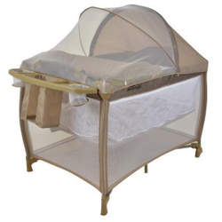Menor preço em Berço Portátil New Aconchego Beige Burigotto
