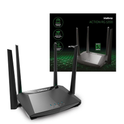 Roteador Intelbras Action Rg1200 Dual Ac1200 Mbps Gigabit Menor preço em Roteador Intelbras Action Rg1200 Dual Ac1200 Mbps Gigabit