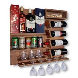Bar Parede Adega Barzinho Decoração 100% Mdf é boa?