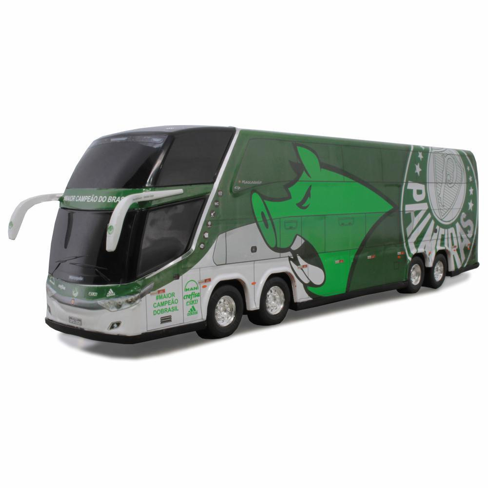 Palmeiras reestiliza ônibus oficial e marca estreia para jogo