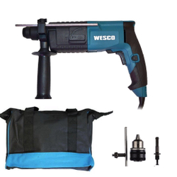 Martelete sds Plus WS3160K.1 com Mala e jogo de brocas wesco é boa?