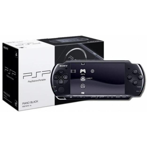 Psp-3006 Sony Piano Black Playstation Portatil + Cartão De Memória c ...