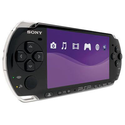 Psp-3006 Sony Piano Black Playstation Portatil + Cartão De Memória c ...