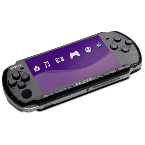Psp-3006 Sony Piano Black Playstation Portatil + Cartão De Memória c ...